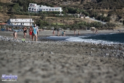 Plaża w Plakias ma około 1300 metrów długości