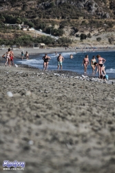 Zatłoczona plaża w Plakias ;)
